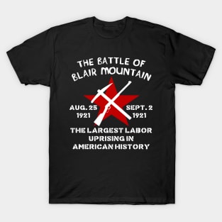 The Battle Of Blair Mountain - Labor History, Socialist, Anarchist T-Shirt